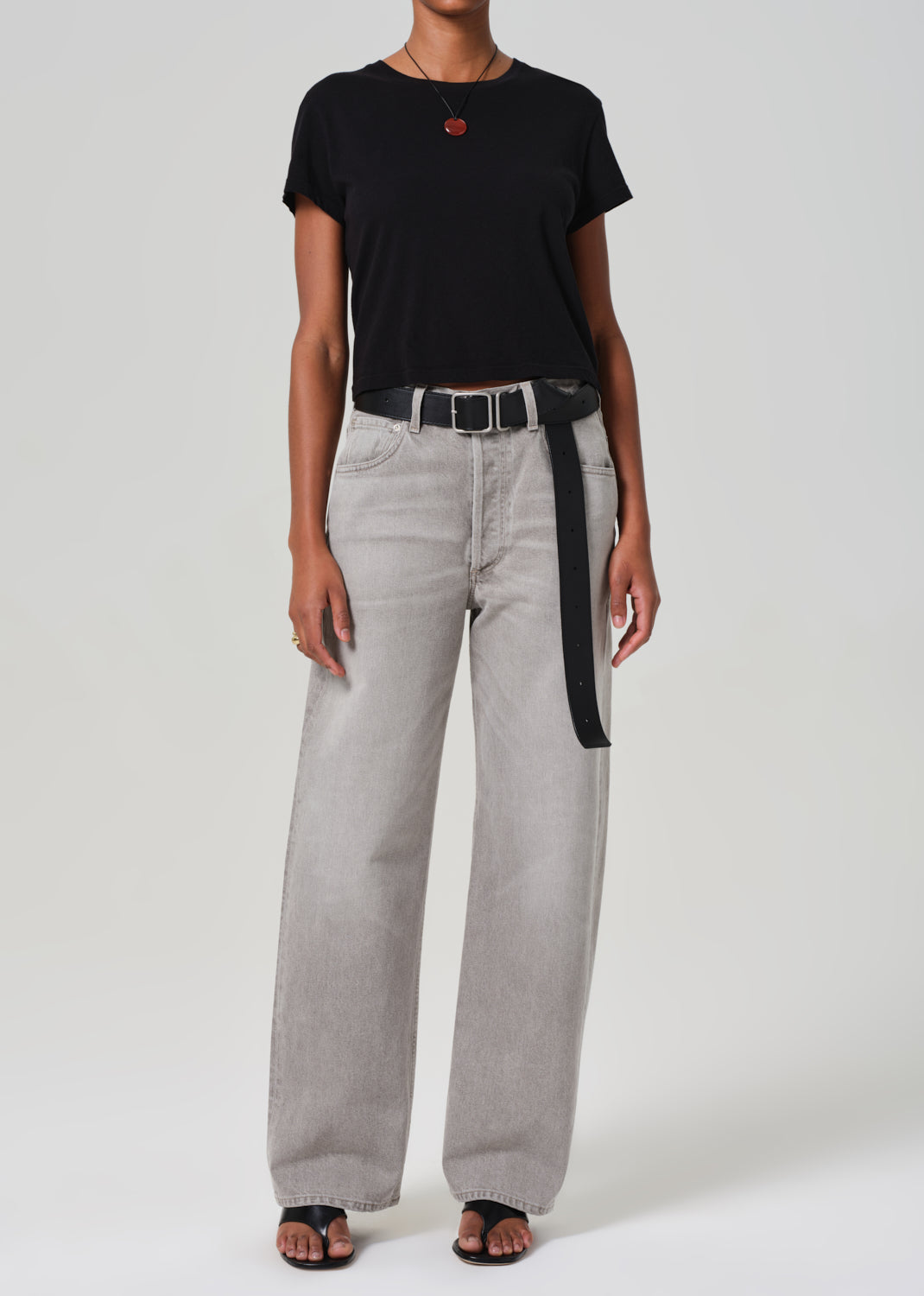 Ayla Baggy in Quartz Grey – Citizens of Humanity - Main Image