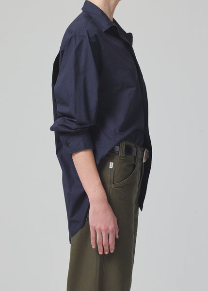 Kayla Shirt in Navy – Citizens of Humanity