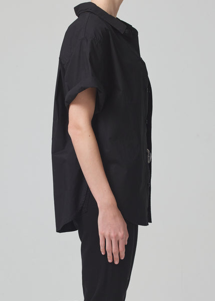 Short Sleeve Kayla Shirt in Black – Citizens of Humanity