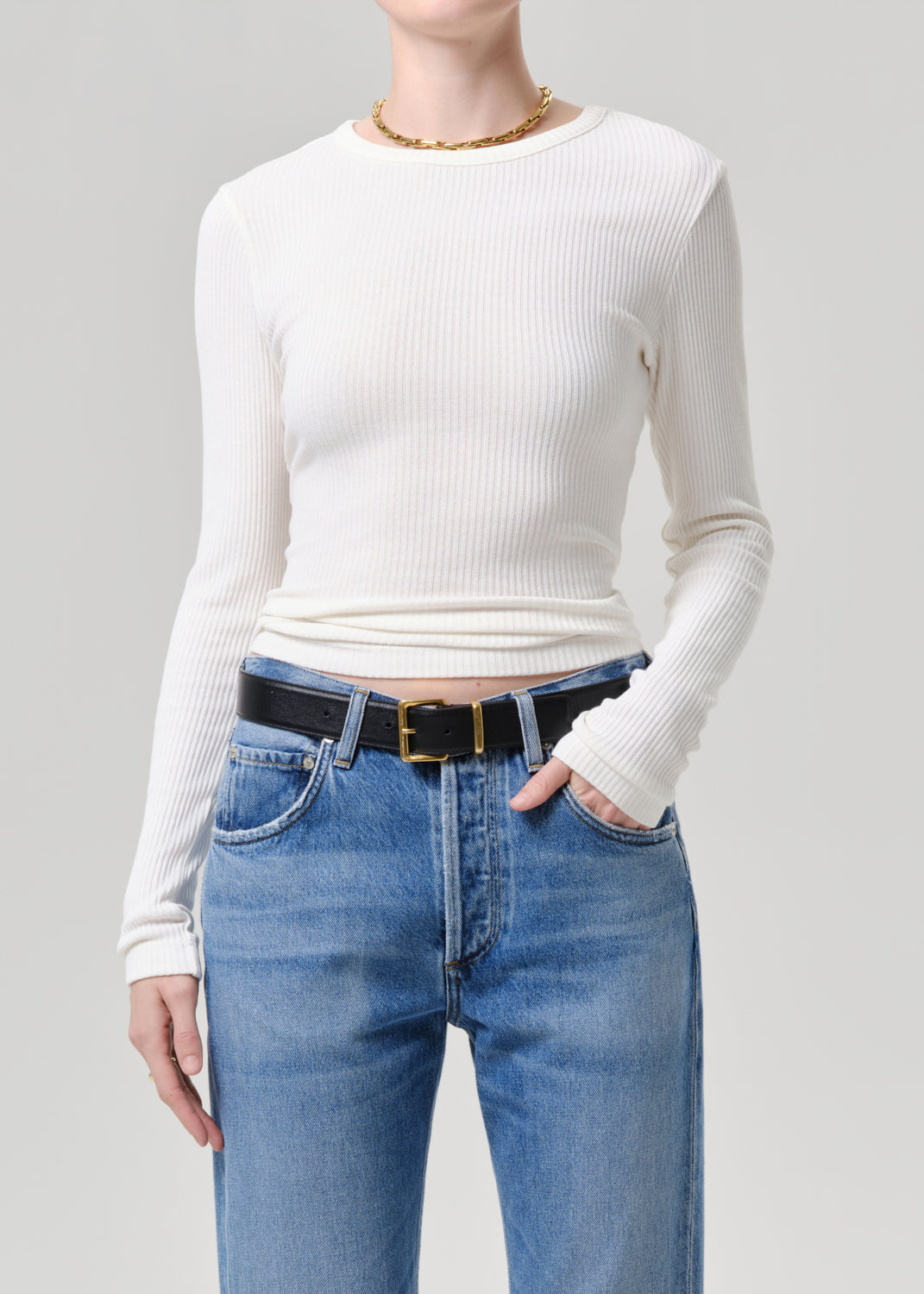 Bina Crewneck in Pashmina – Citizens of Humanity