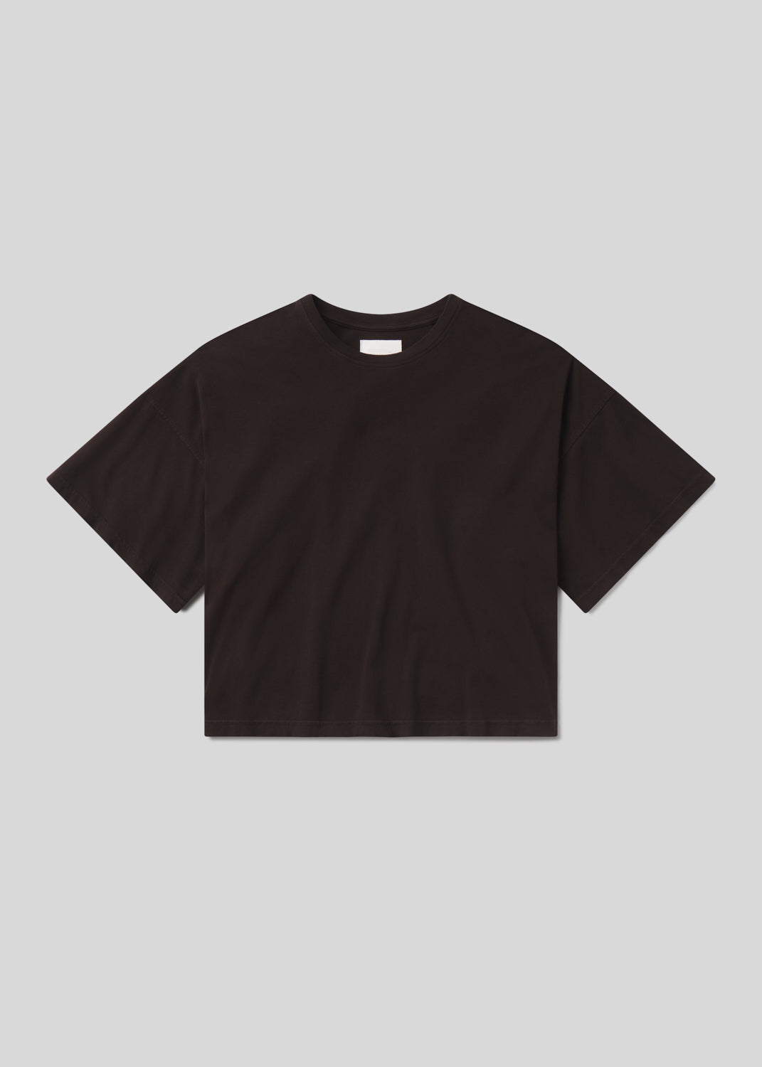 Cape Tee in Chocolate flat