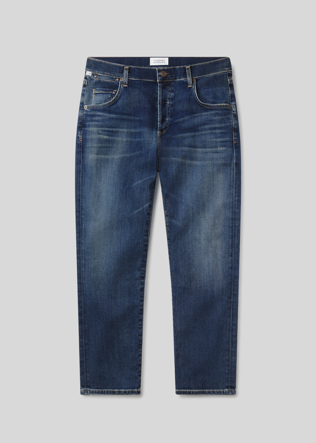 Emerson Mid Rise Relaxed 27" in Blue Ridge flat