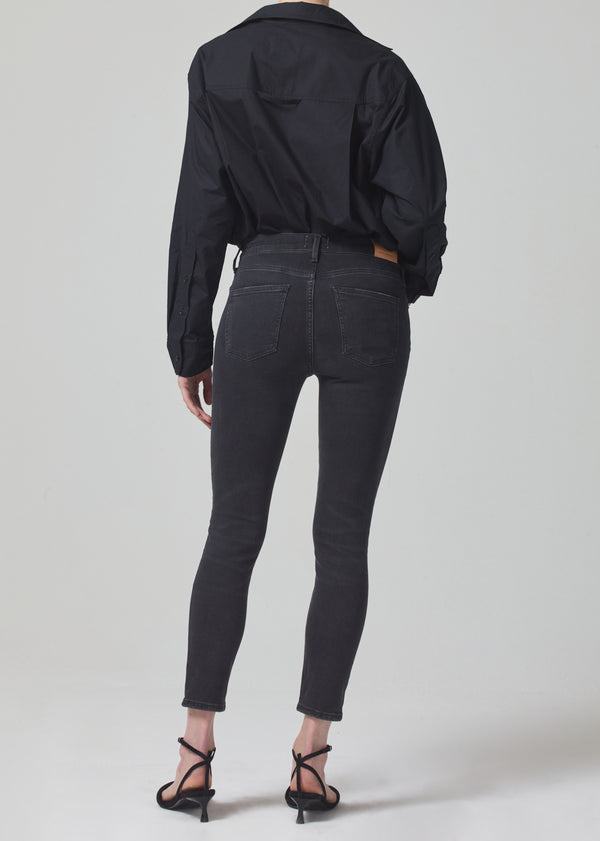 Rocket Ankle Mid Rise Skinny Jean in Reflection back