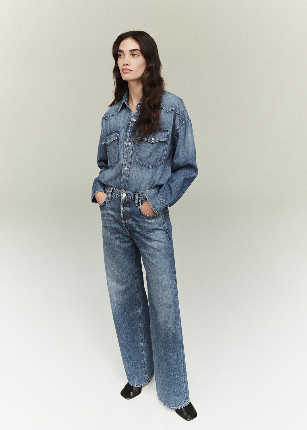 Annina High Rise Wide Leg 30