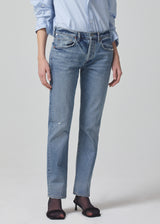 Emerson Mid Rise Relaxed 27" Jean in Ascent front