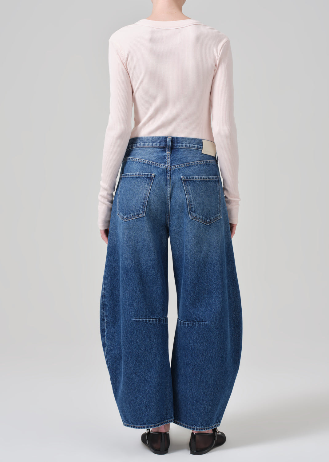 Petite Horseshoe Jean in Claremont back