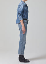 Florence Wide Straight Jean in Ascent side