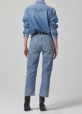 Florence Wide Straight Jean in Ascent back
