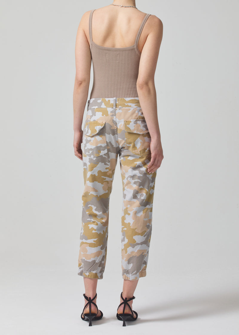 Agni Utility Trouser in Sunset Hideaway back