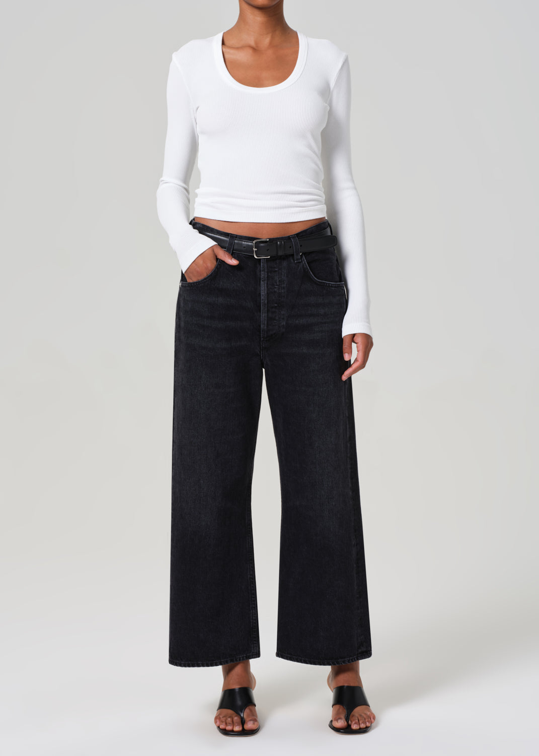 Gaucho Vintage Wide Leg in Stonington front