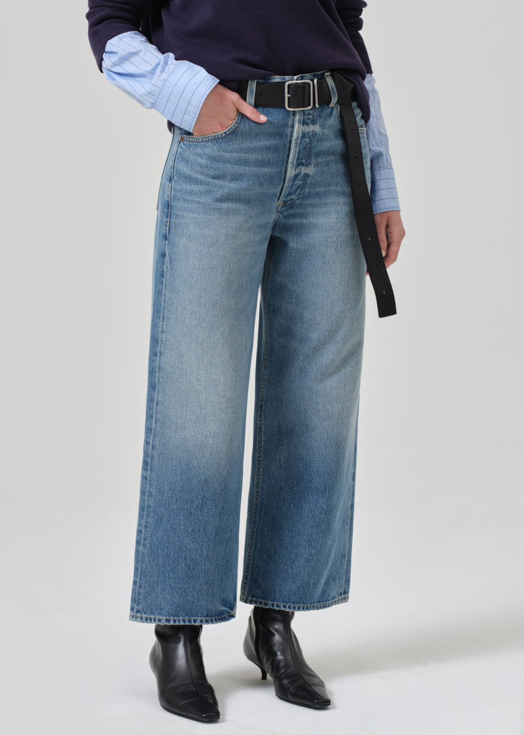 Gaucho Vintage Wide Leg in Sodapop close front