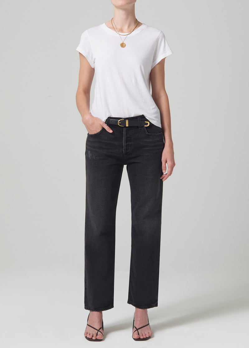 Devi high-rise tapered jeans in white - Citizens Of Humanity