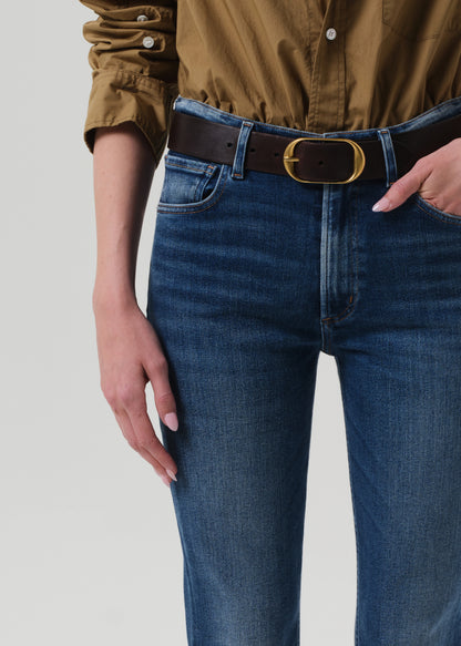 Isola Mid Rise Cropped Boot in Ambry detail