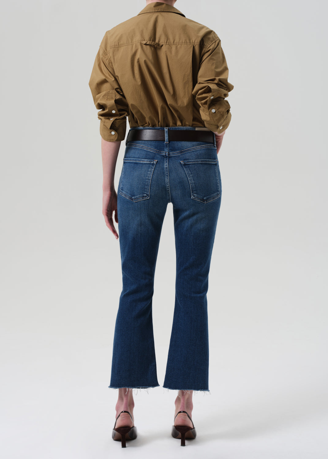 Isola Mid Rise Cropped Boot in Ambry – Citizens of Humanity