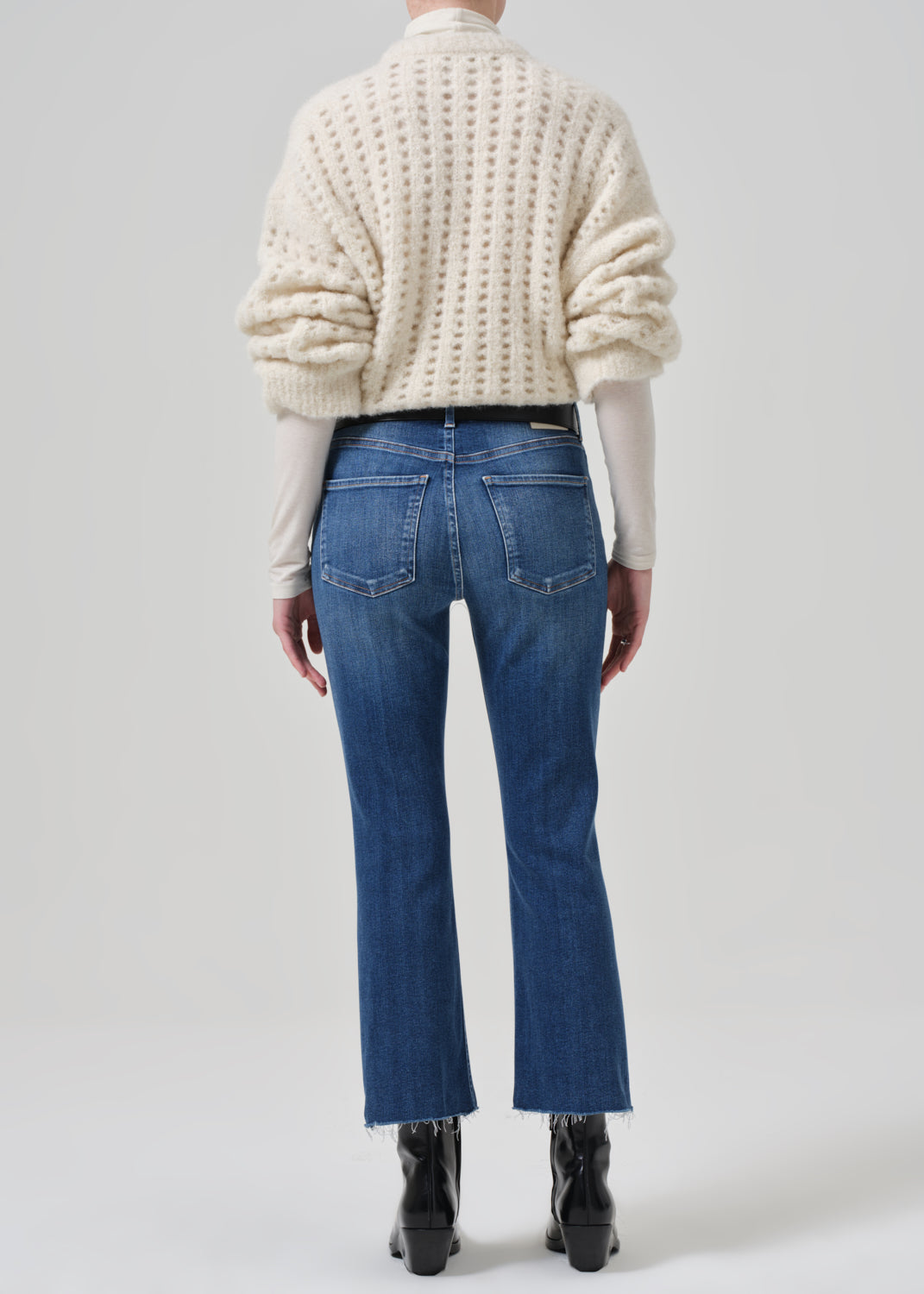 Isloa Cropped Boot Pant - Blue Moon