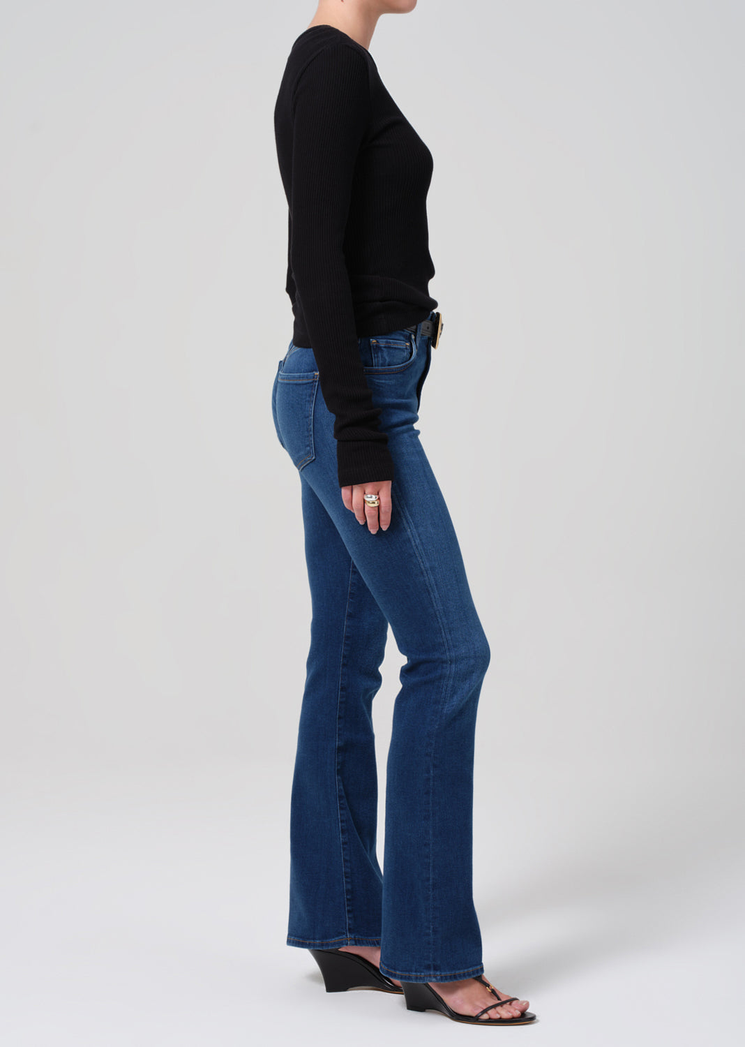 Lilah High Rise Bootcut 32.5" in Provance side