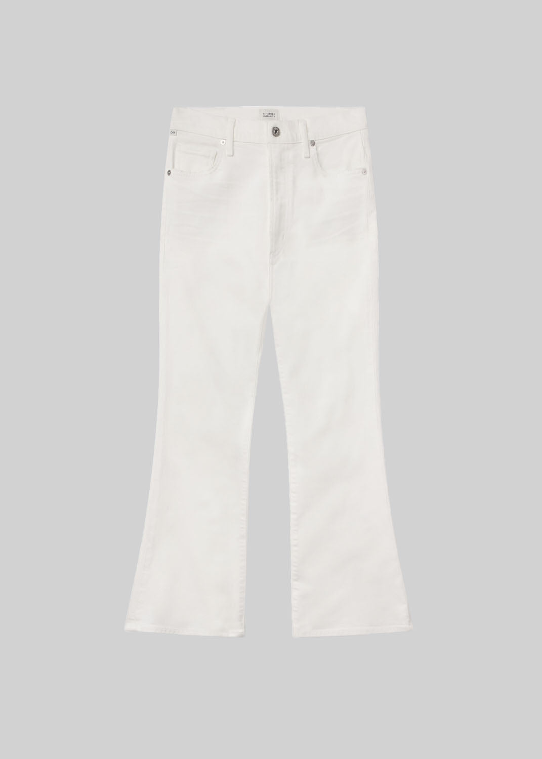 Lilah High Rise Bootcut 32" in Soft White flat