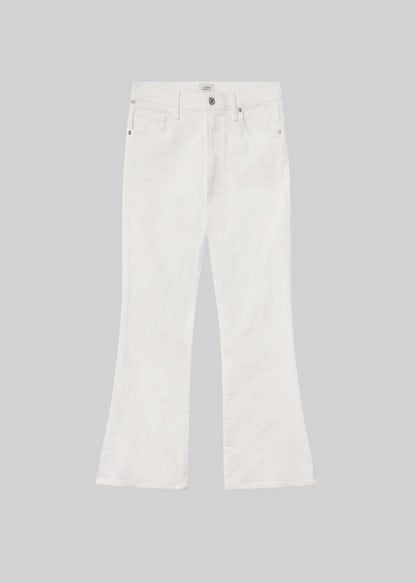 Lilah High Rise Bootcut 32" in Soft White flat