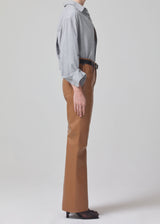 Lilah High Rise Bootcut 30" Recycled Leather in Camel