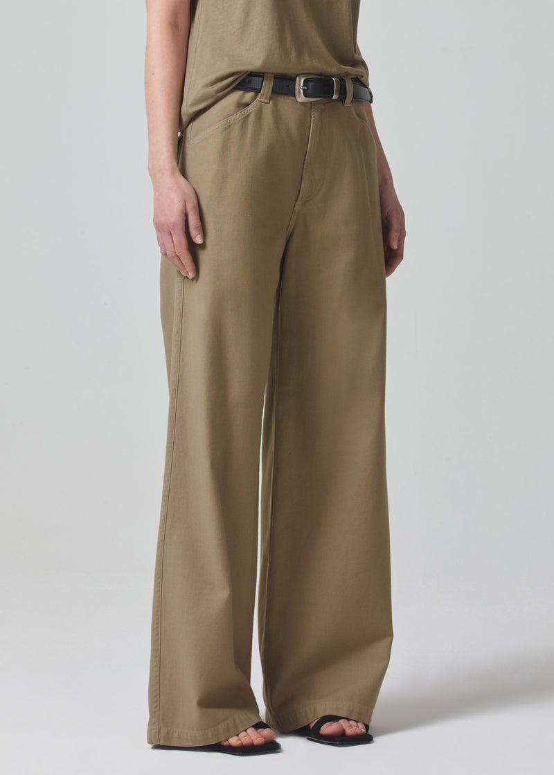 Paloma Utility Trouser in Dark Cocolette front