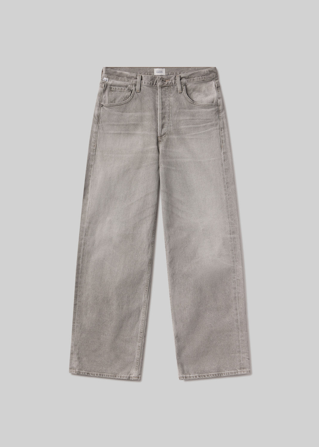 Ayla Baggy in Quartz Grey flat