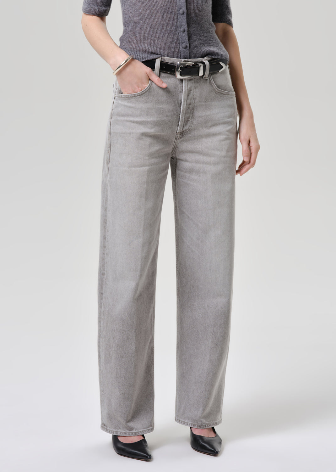 Ayla Baggy in Quartz Grey – Citizens of Humanity