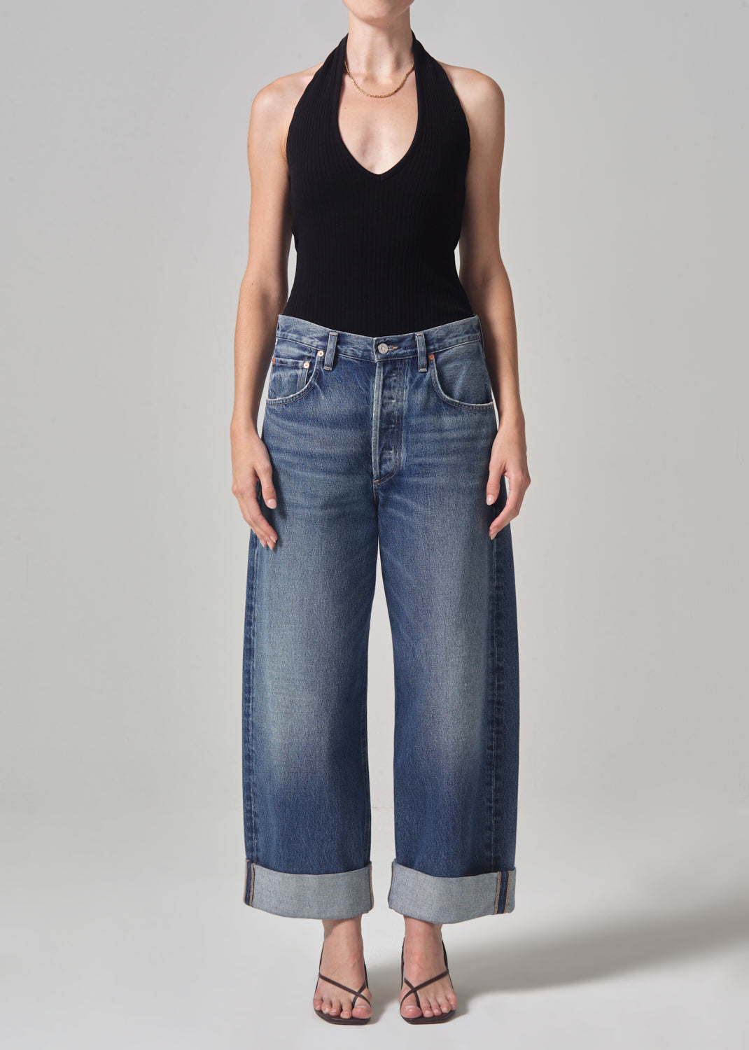 Ayla Baggy Cuffed Crop in Brielle – Citizens of Humanity