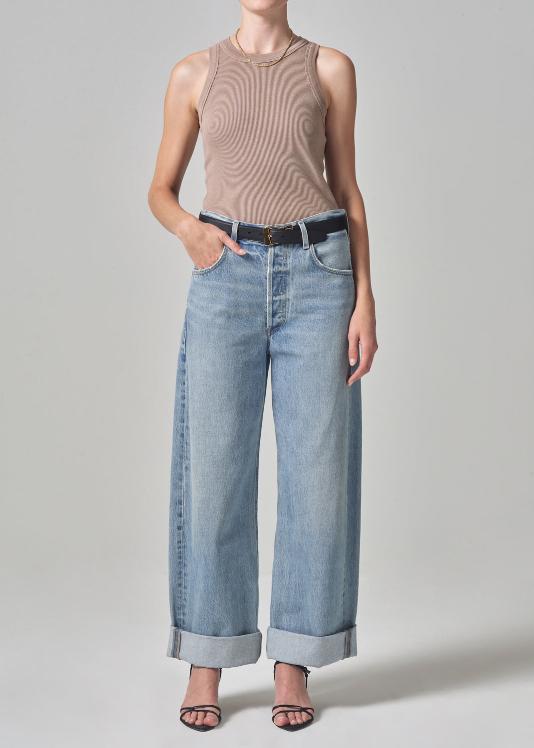 Vivo Ayla Crepe Pants - Rust / Black Lala Print