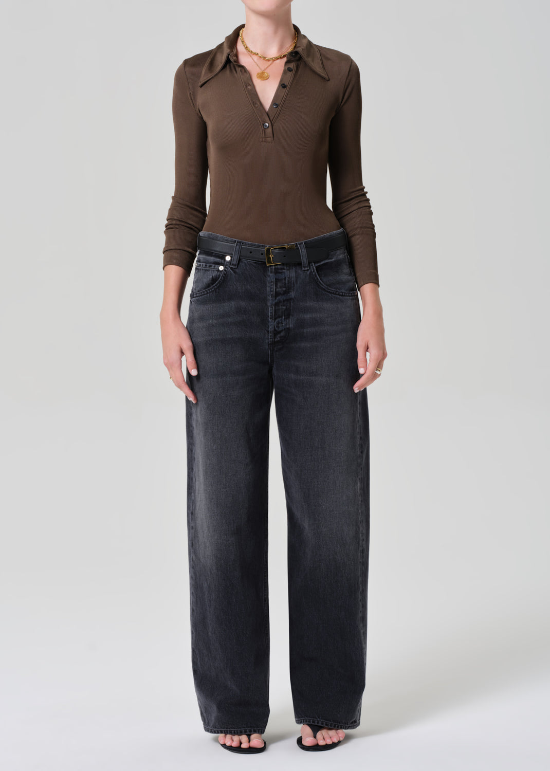 Ayla Baggy in Vintage Black