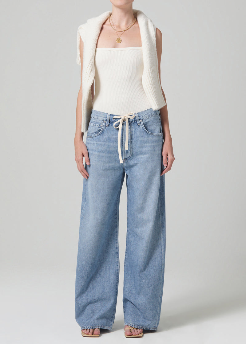 Citizens of Humanity Brynn Drawstring Trouser in Blue Lace
