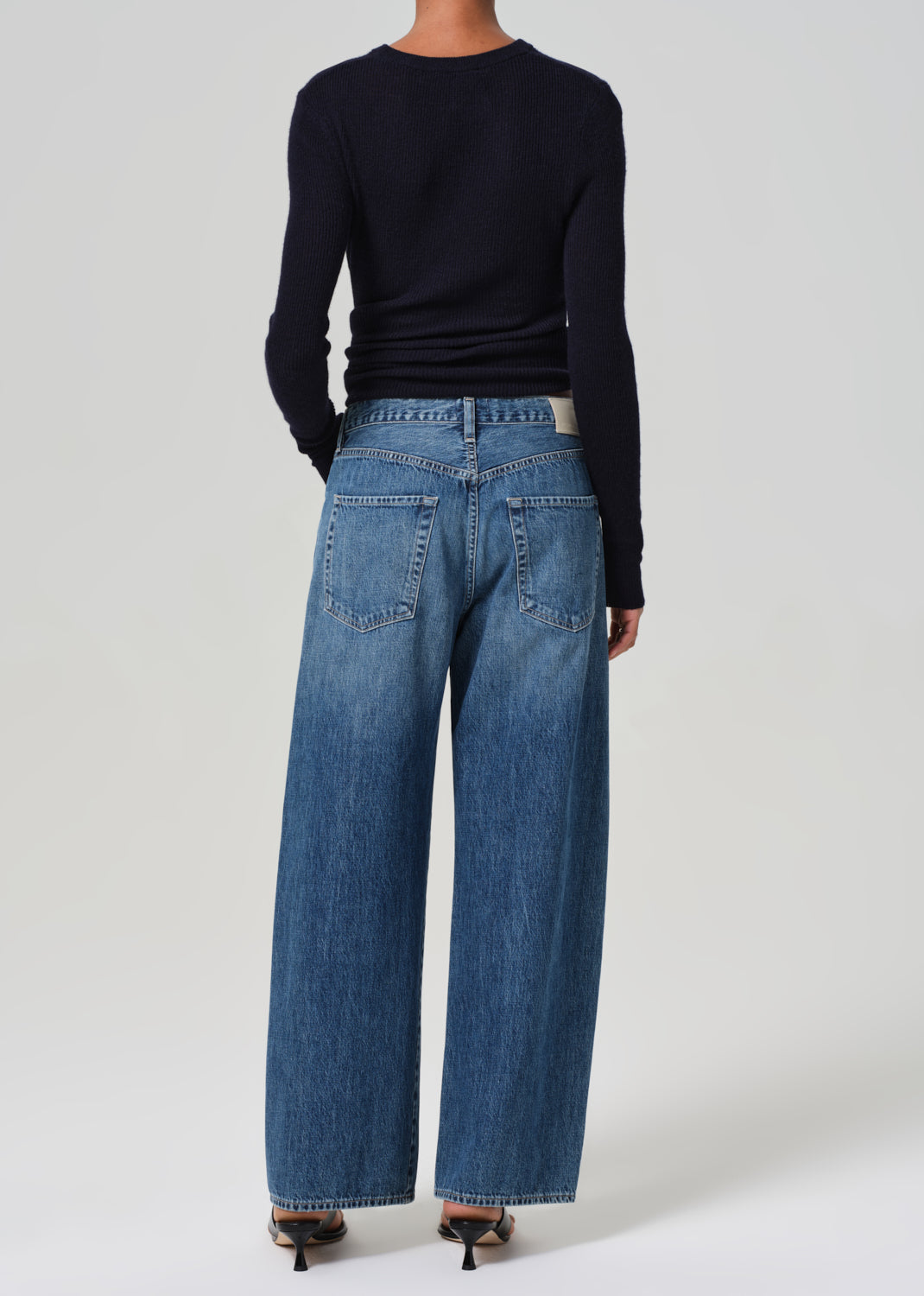 Brynn Drawstring Velour Pant - Notte