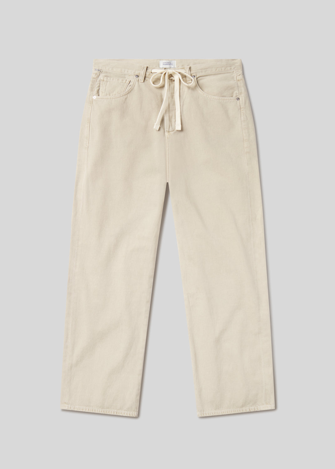 Brynn Drawstring Trouser in Burnished Quartz flat