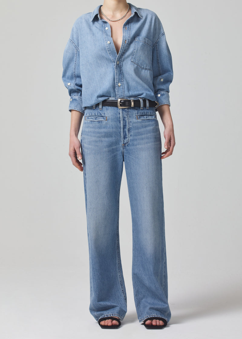 Gaucho Trouser Jean in Starsign front