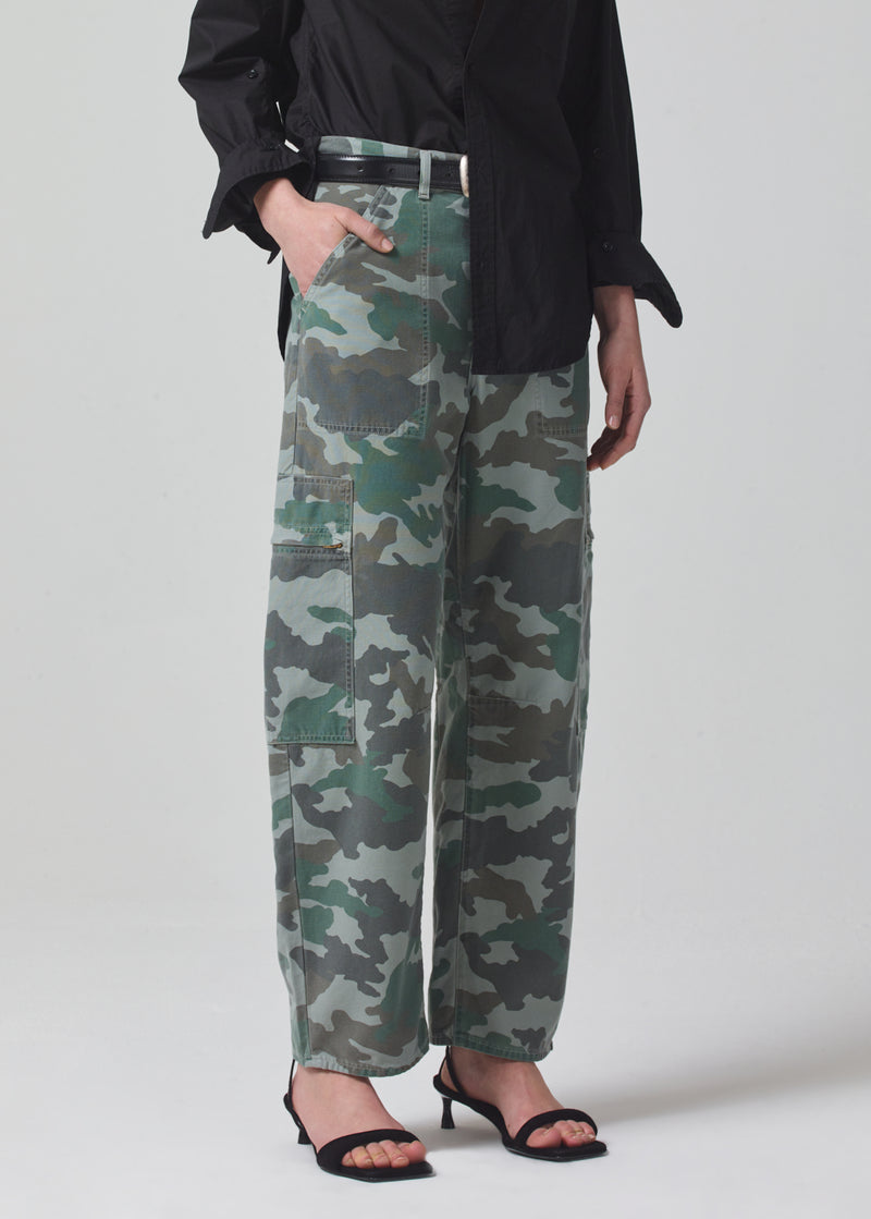 Marcelle Low Slung Easy Cargo Pant in Incognito front