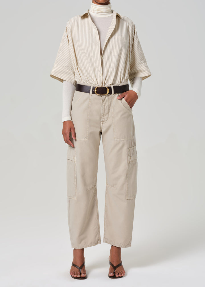 Marcelle Low Slung Cargo Pants, Burnished Quartz