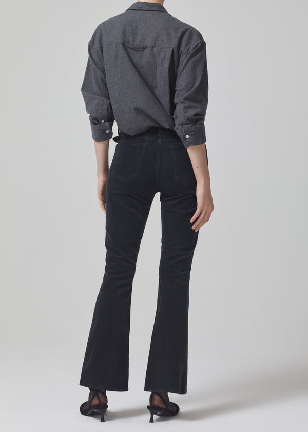 Isola Flare 32" Corduroy in Washed Charcoal