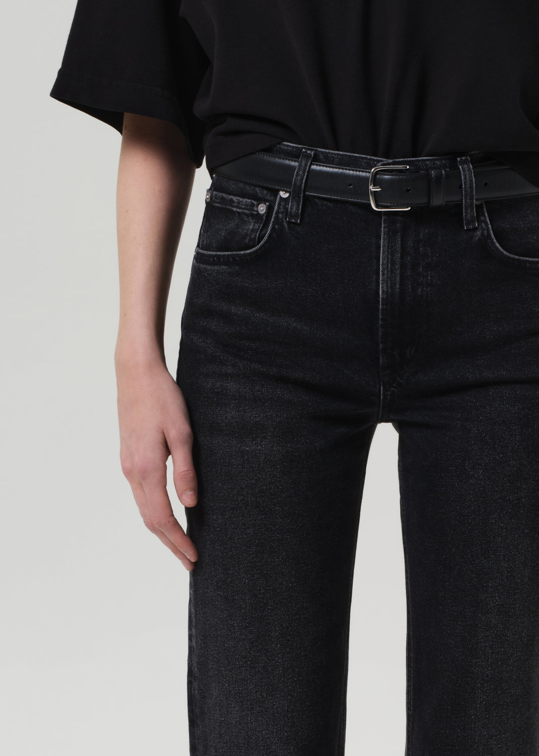 Vidia Mid Rise Boot in Stormy detail