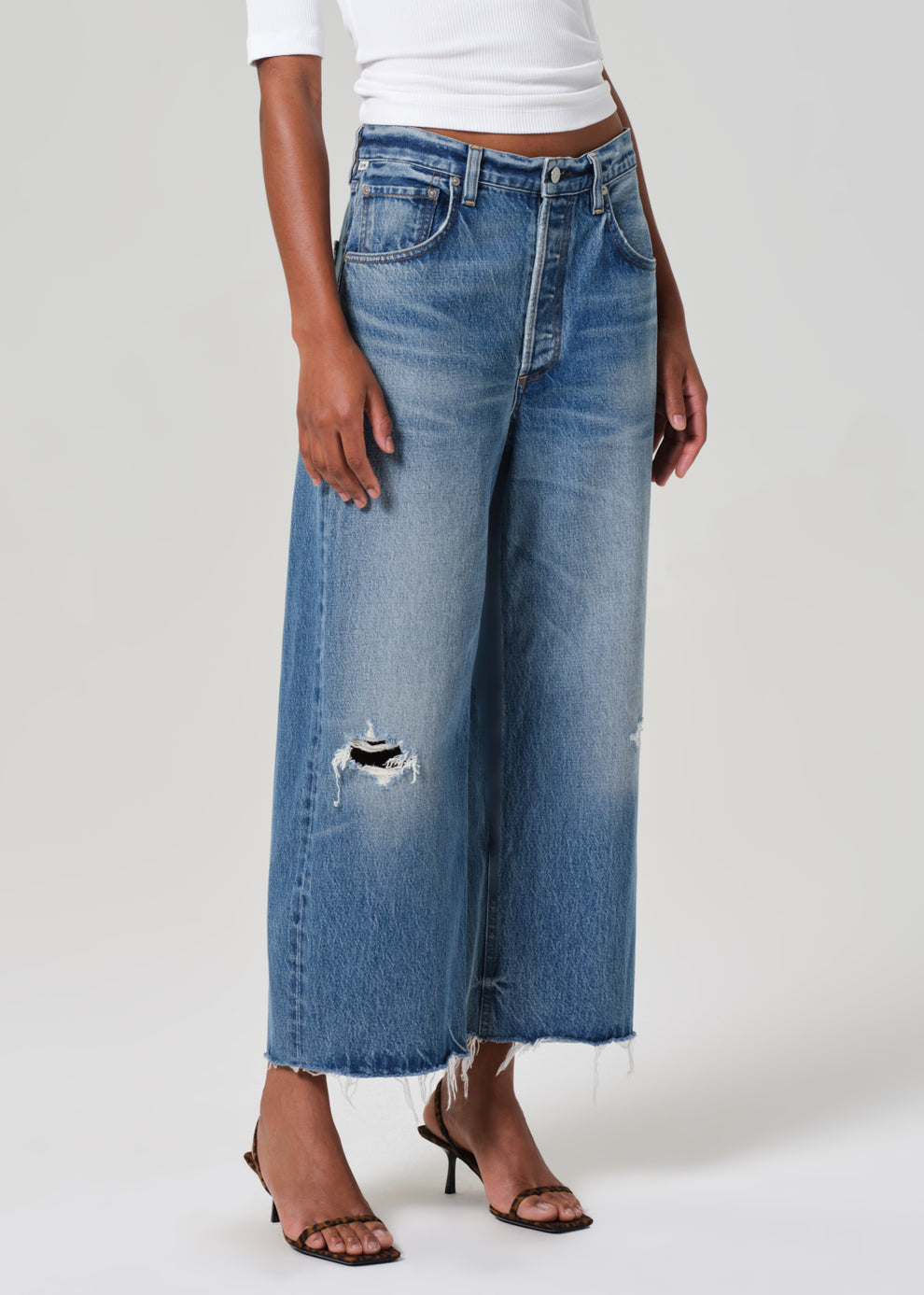 Citizens Of Humanity Ayla Raw Hem Crop Women's Jeans