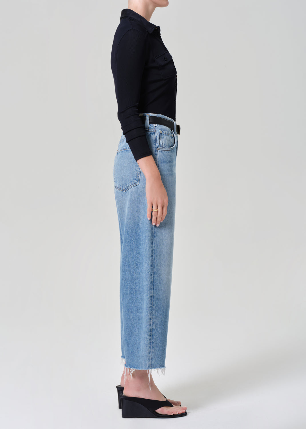 Ayla Raw Hem Crop in Honour – Citizens of Humanity