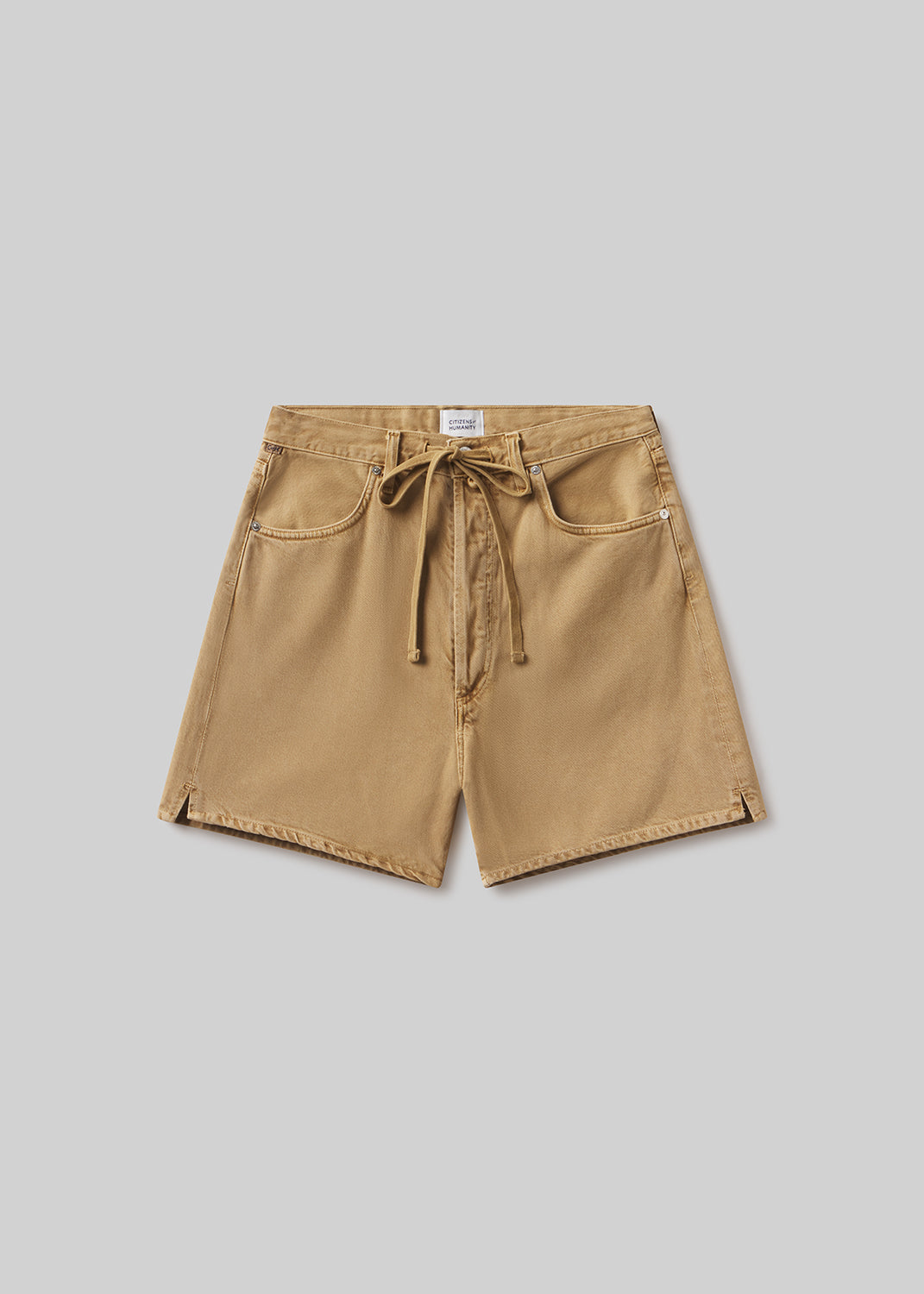 Brynn Drawstring Short in Nano flat