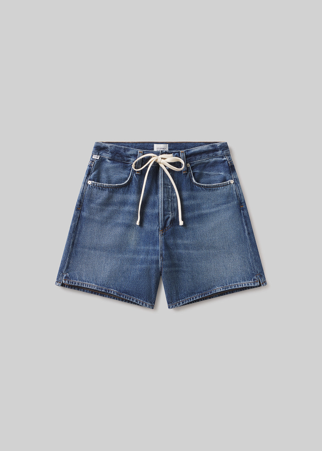 Brynn Drawstring Short in Avant flat