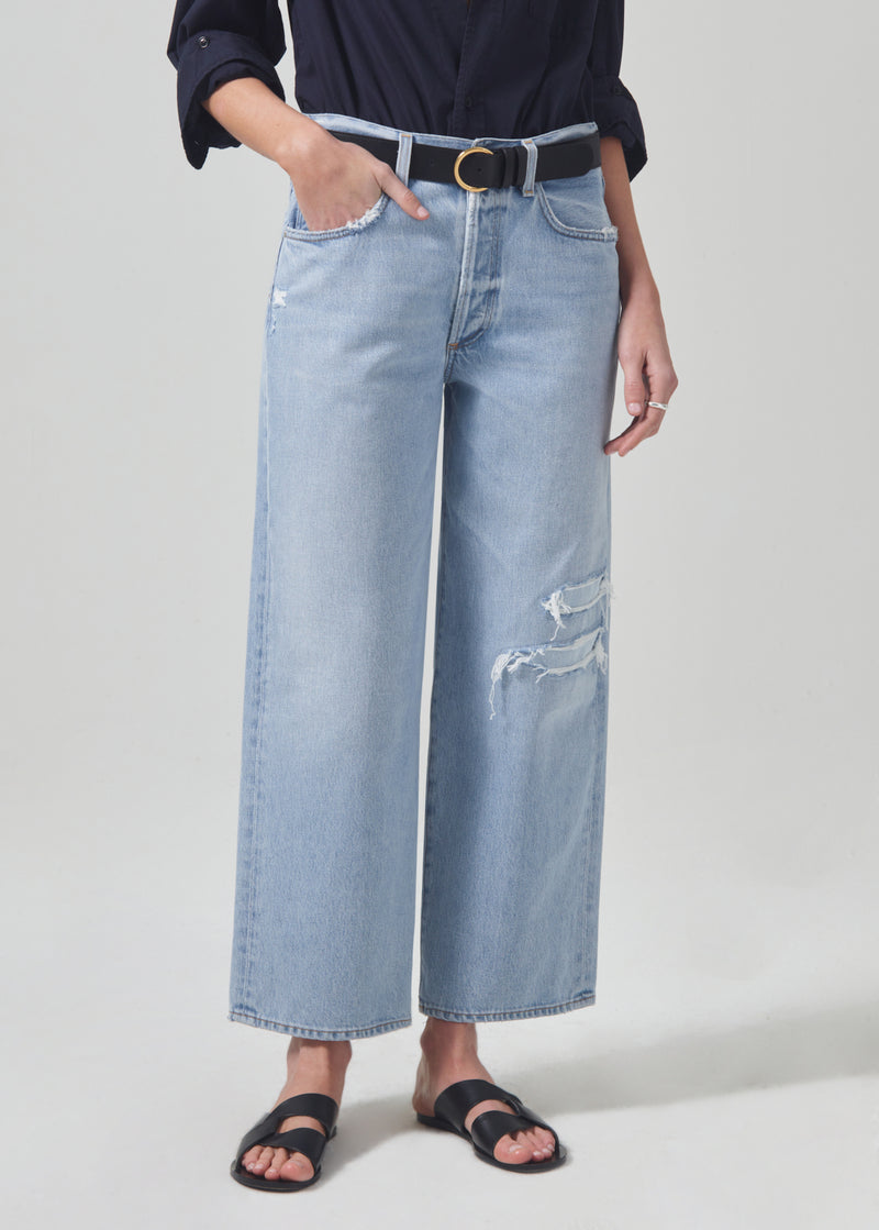 Pina Low Rise Baggy Crop in Cascade