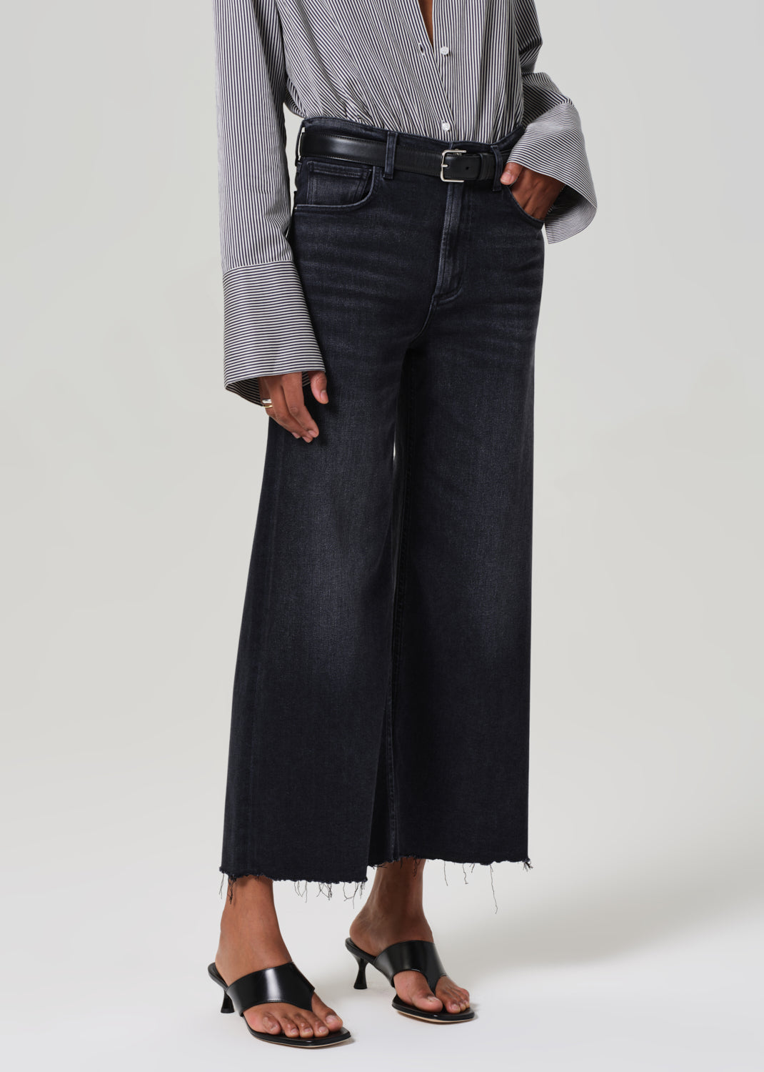 Lyra Wide Leg Crop in Medallion front