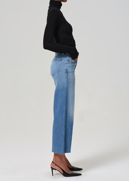 Lyra Wide Leg Crop in Bhodi side