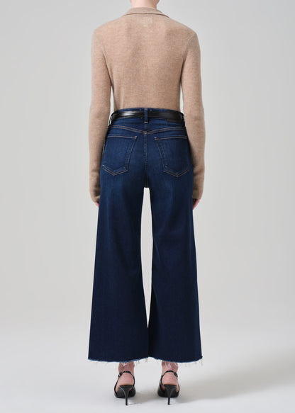 Lyra Wide Leg Crop in Lotus back