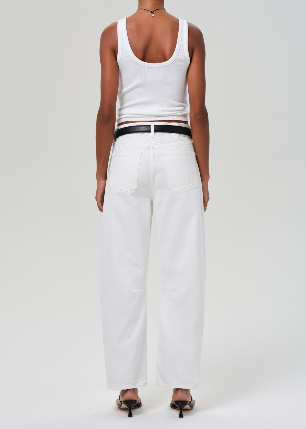 Miro Relaxed Jean in Soft White back