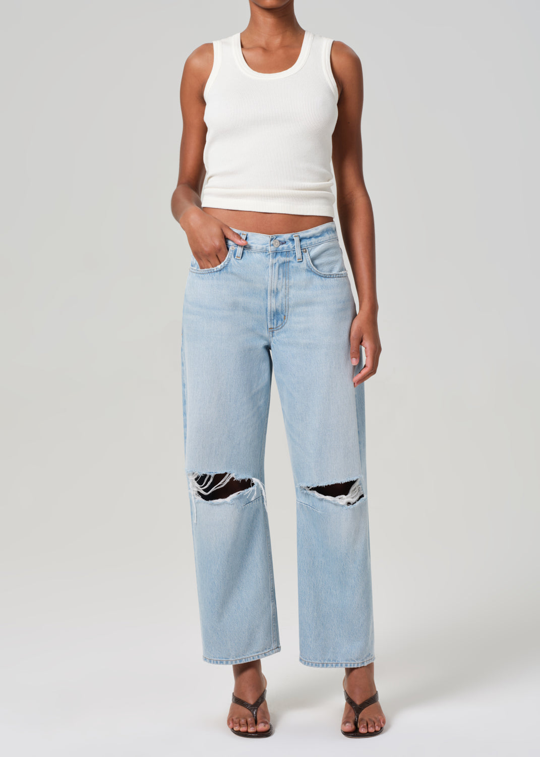 Miro Relaxed Jean in Damaris front