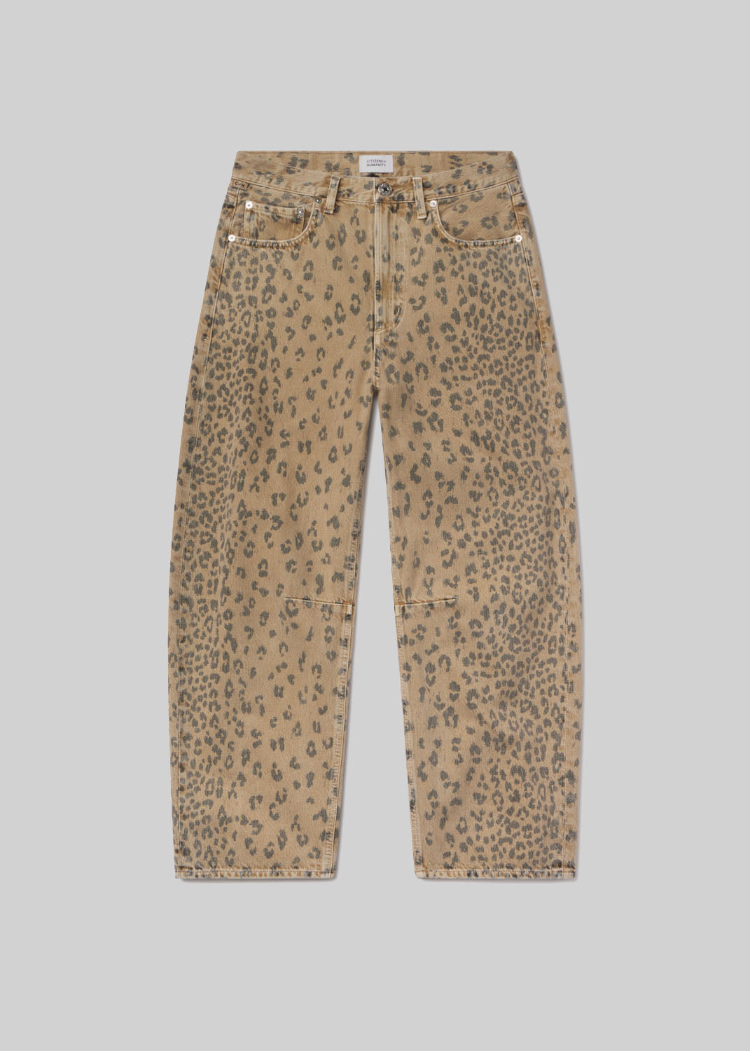 Miro Relaxed Jean in Natural Cheetah flat