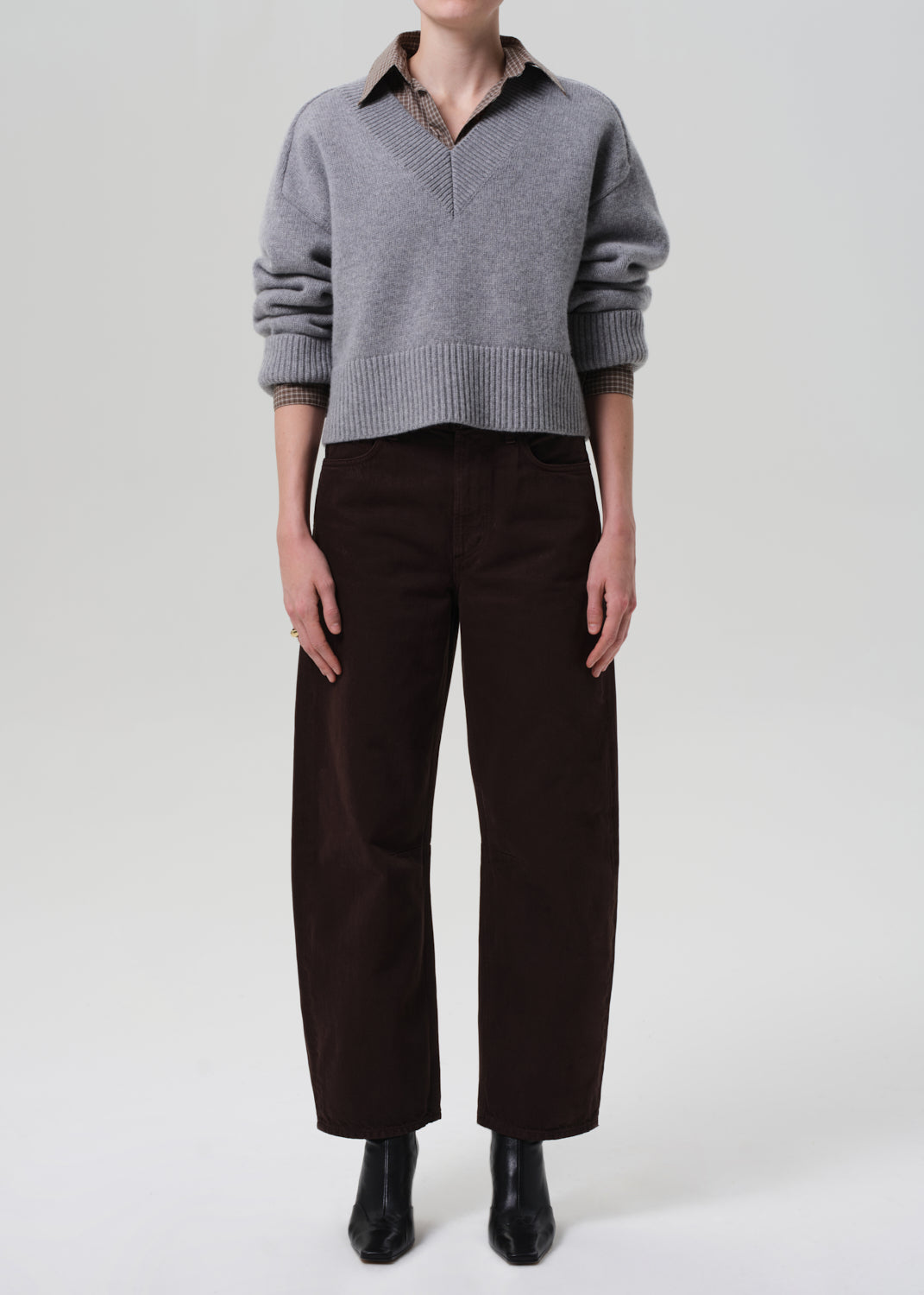 Miro Relaxed Jean in Carob