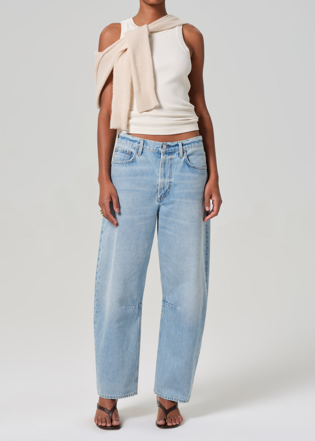 Miro Relaxed Jean Petite in Gemini front